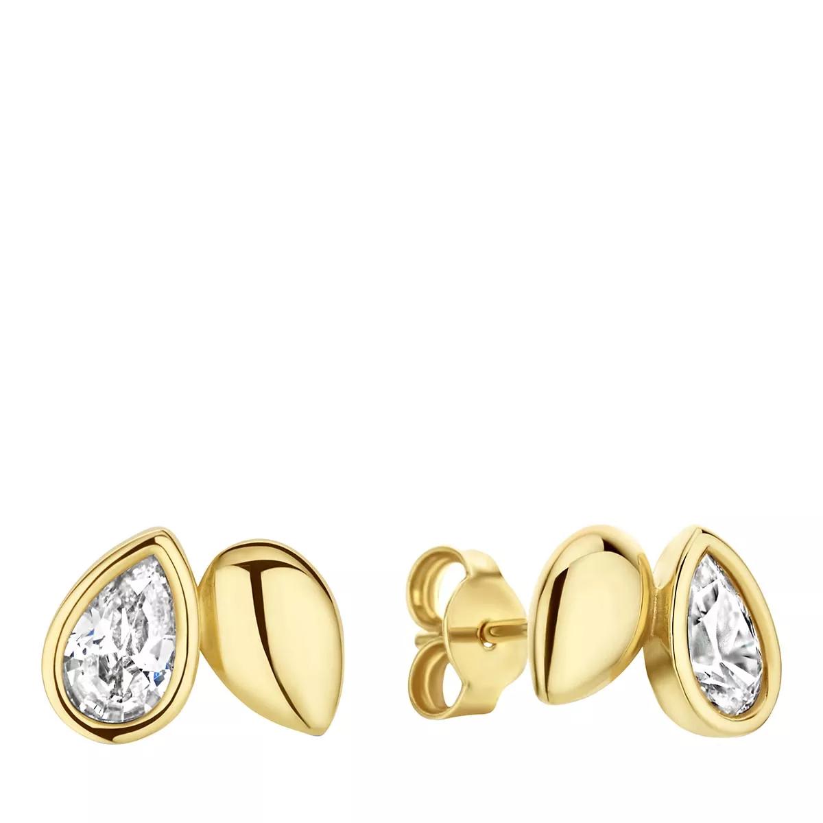 BELORO Ohrringe - Monte Napoleone Natalia 9 karat ear studs with zir - Gr. unisize - in Gold - für Damen