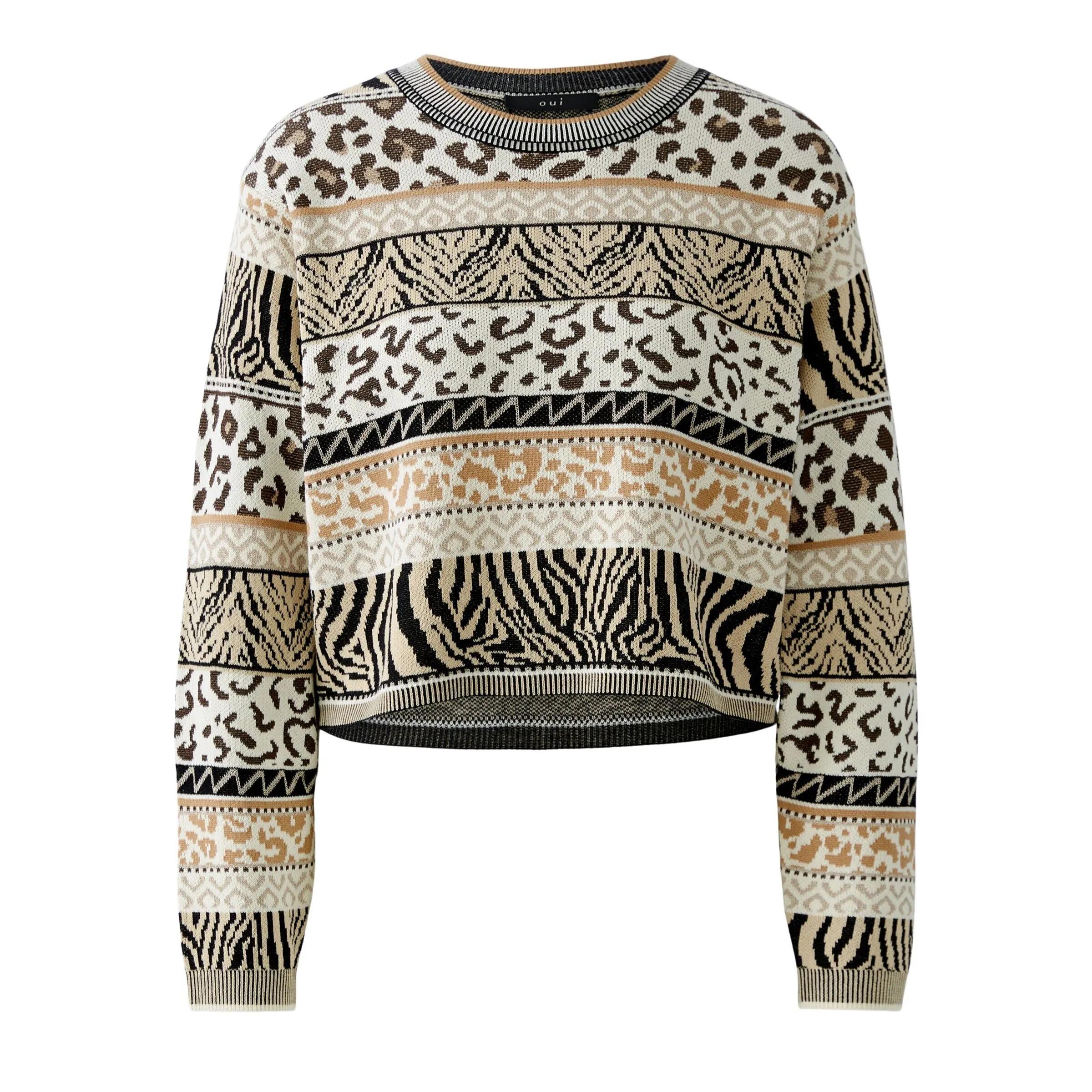 Thumbnail - Oui - Pullover - Größe 38 DAMEN - weiß
