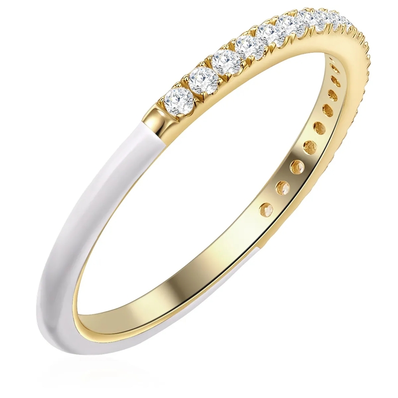 Glanzstücke München Ring Sterling Silber Ring Zirkonia gold(Image 4)