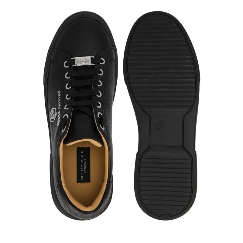 Philipp Plein Low-Top-Sneaker Lo-Top Turnschuhe Hexagon schwarz(Image 4)