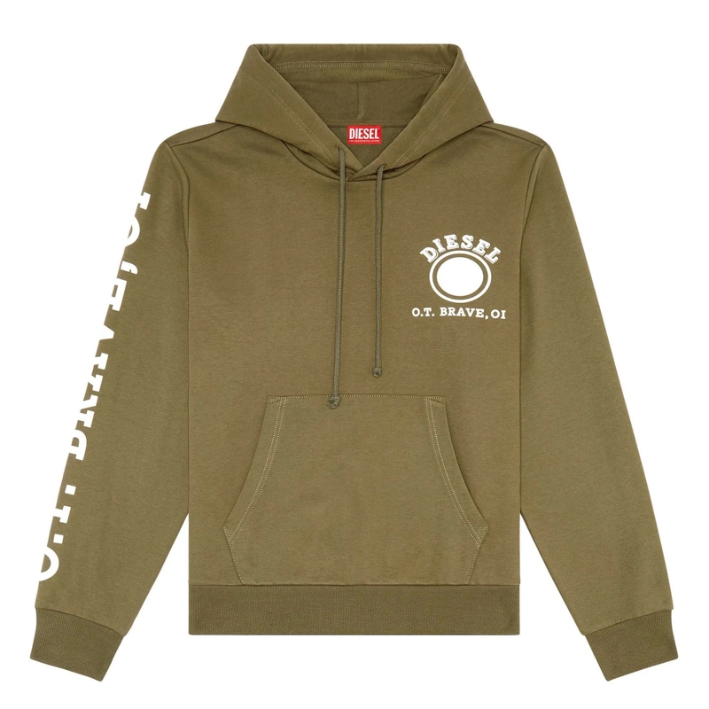 Diesel  S-GINN HOOD-K21 grün