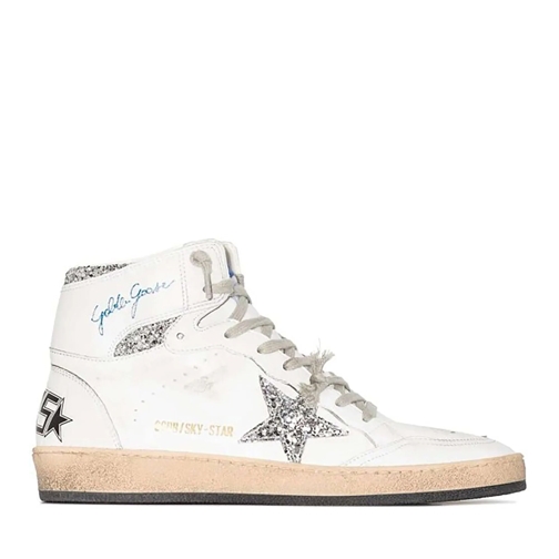 Golden Goose Low-Top Sneaker Sky-Star High-Top Sneakers White