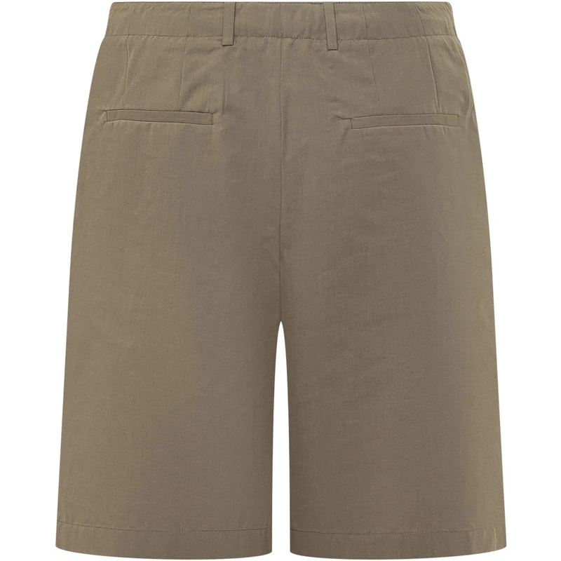 Our Legacy Shorts Shorts Ponte con Chiusura Frontale taupe(Image 2)