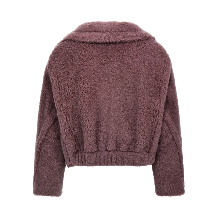 Max Mara 'Oggeri' Jacket Purple | Shearling-Jacke