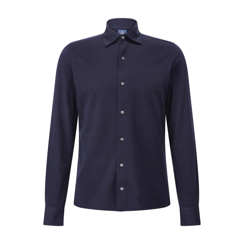 Finamore Hemd Hemd Luigi Toronto Dunkelblau