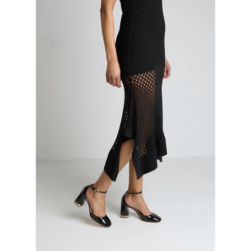 Roger Vivier Pumps Roundytoe Ankle Strap 85 Nero(Image 2)