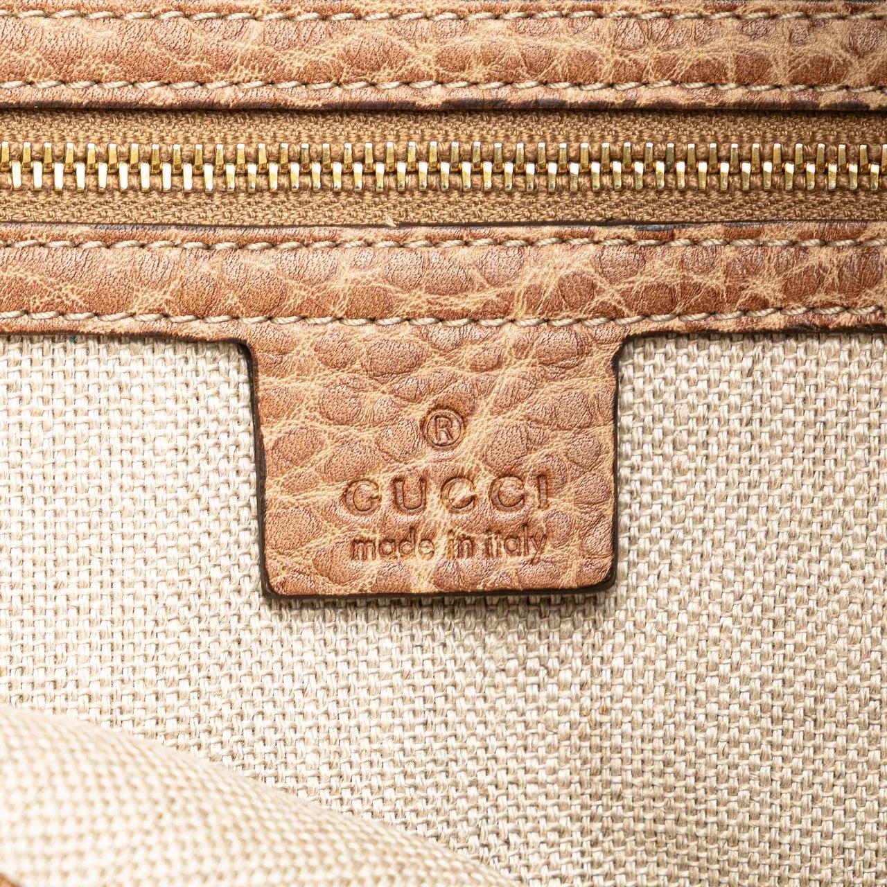 Thumbnail - Gucci Hobo Bags - Medium Grained Calfskin Charlotte Hobo - Gr. unisize - in Braun - für Damen