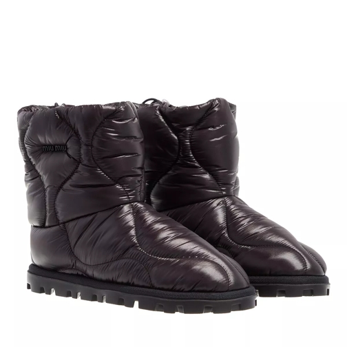 Miu Miu Boots Nylon Black Winter Boot