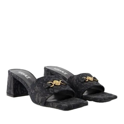 Versace Medusa 95-Day Slides - Canvas - Black Black Slide