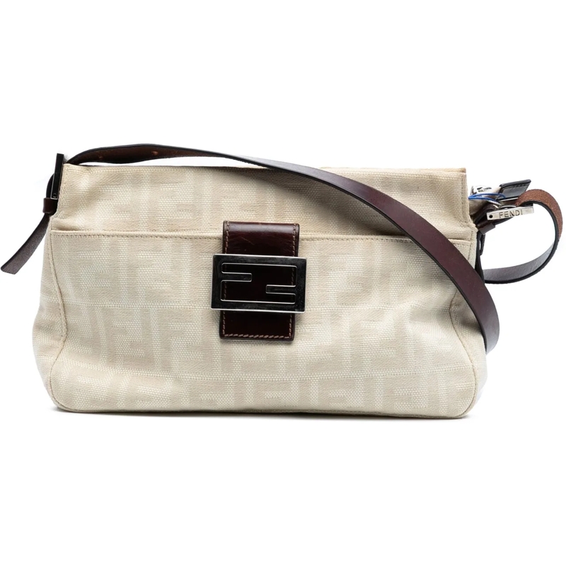 Fendi Sac à bandoulière Zucca Canvas Shoulder Bag braun