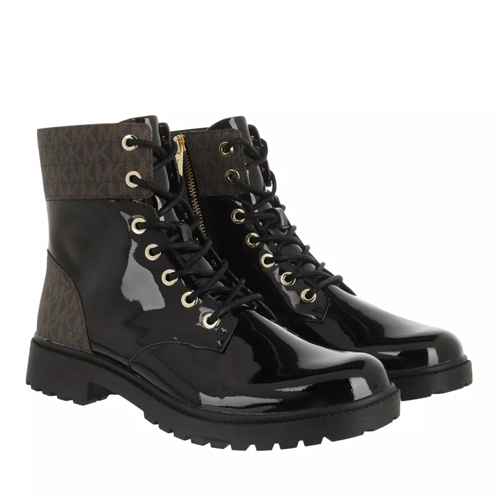 Michael kors patent leather boots discount