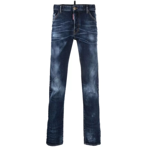 Dsquared2 Blue Washed Jeans Blue Jeans