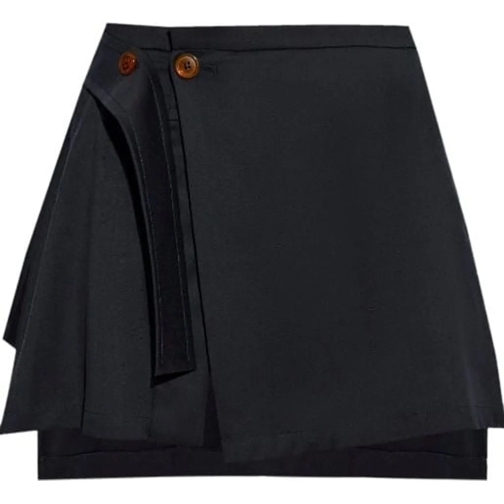 Vivienne Westwood Jupes midi Meghan Kilt Navy blau