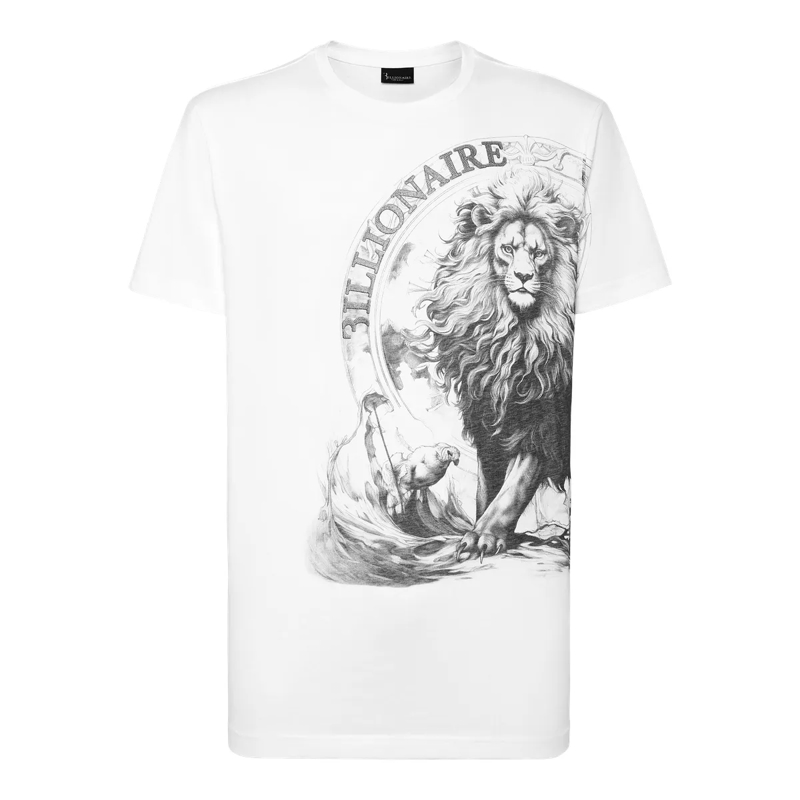 BILLIONAIRE T-Shirt T-Shirt Rundhalsausschnitt weiss