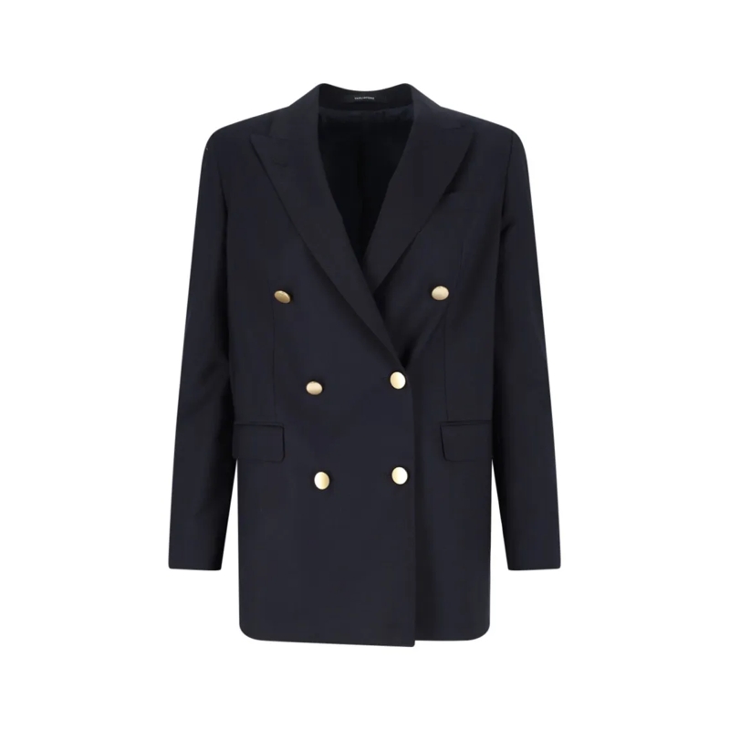 Tagliatore Blazer "Jasmine" Double-Breasted Blazer, Made Exclusively Black