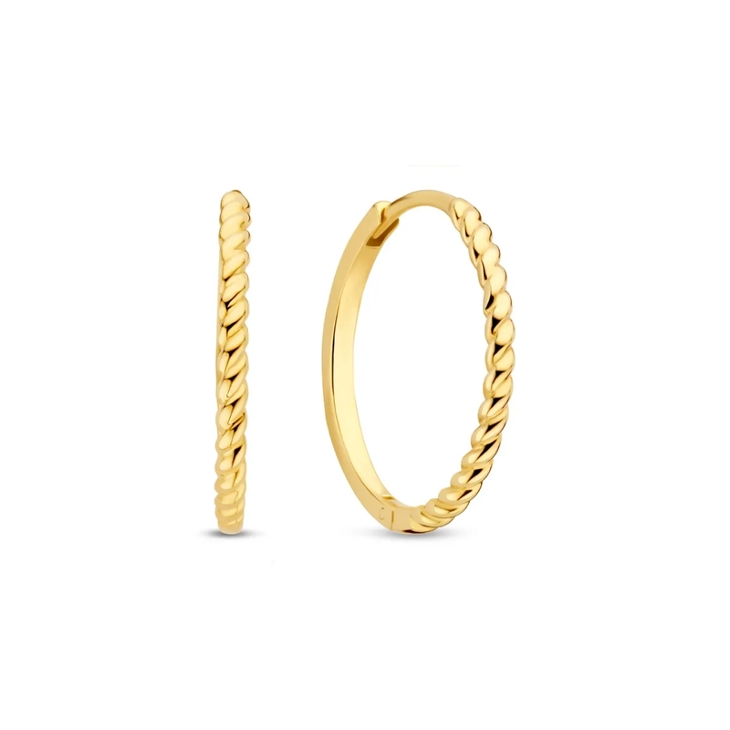 BELORO Creolen Ohrringe Gold