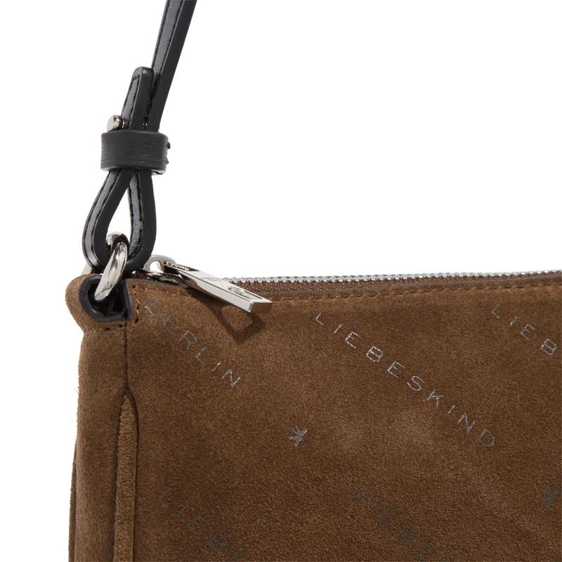 Liebeskind Berlin Sac à bandoulière Monogram Diagonal Hydro Suede Crossbody Bag XS Safari(Image 5)