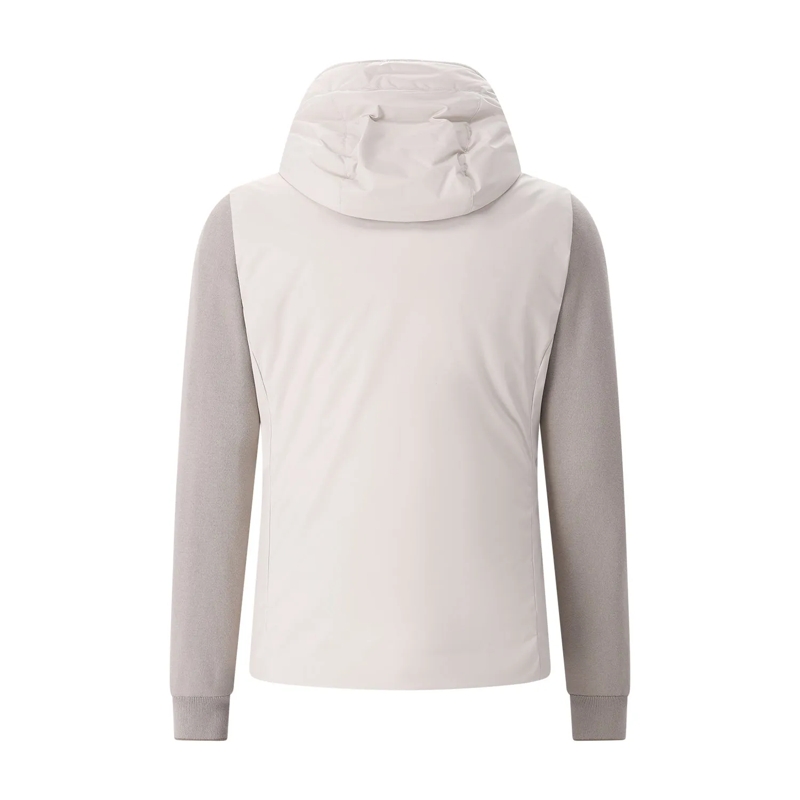 Moorer Veste de transition Structured Ivory Jacket With Classic Silhouette Neutrals(Image 15)