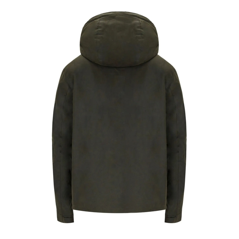 Barbour  BARBOUR KEVLAR WAX OLIVGRÜN KAPUZENJACKE grün(Image 4)
