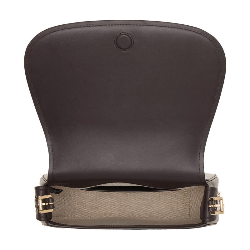 MICHAEL Michael Kors Crossbody Bag Lydia Md Flap Messenger Chocolate(Image 5)