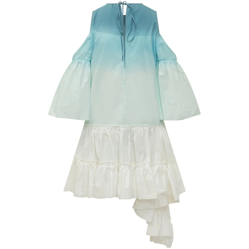 J.W.Anderson Midikleid Abito Dip Dye Ruffle mehrfarbig(Image 2)