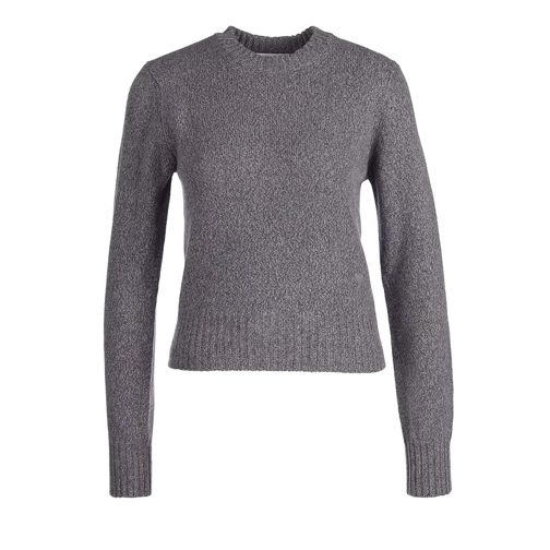 AMI Paris Tonal ADC Sweater 055 heather grey Truien