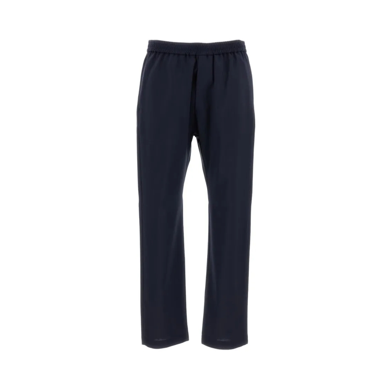 Barena Pantalon de costume Classic Blue Garment With Smooth Texture Blue