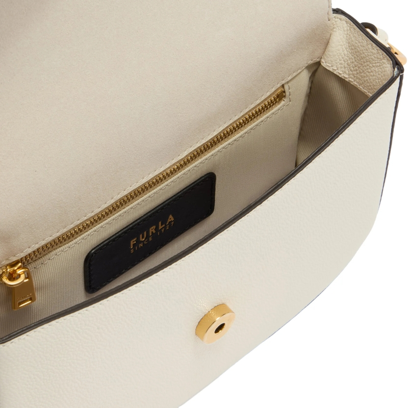 Furla Crossbody Bag Furla Moonlight S Crossbody Round Panna(Image 5)