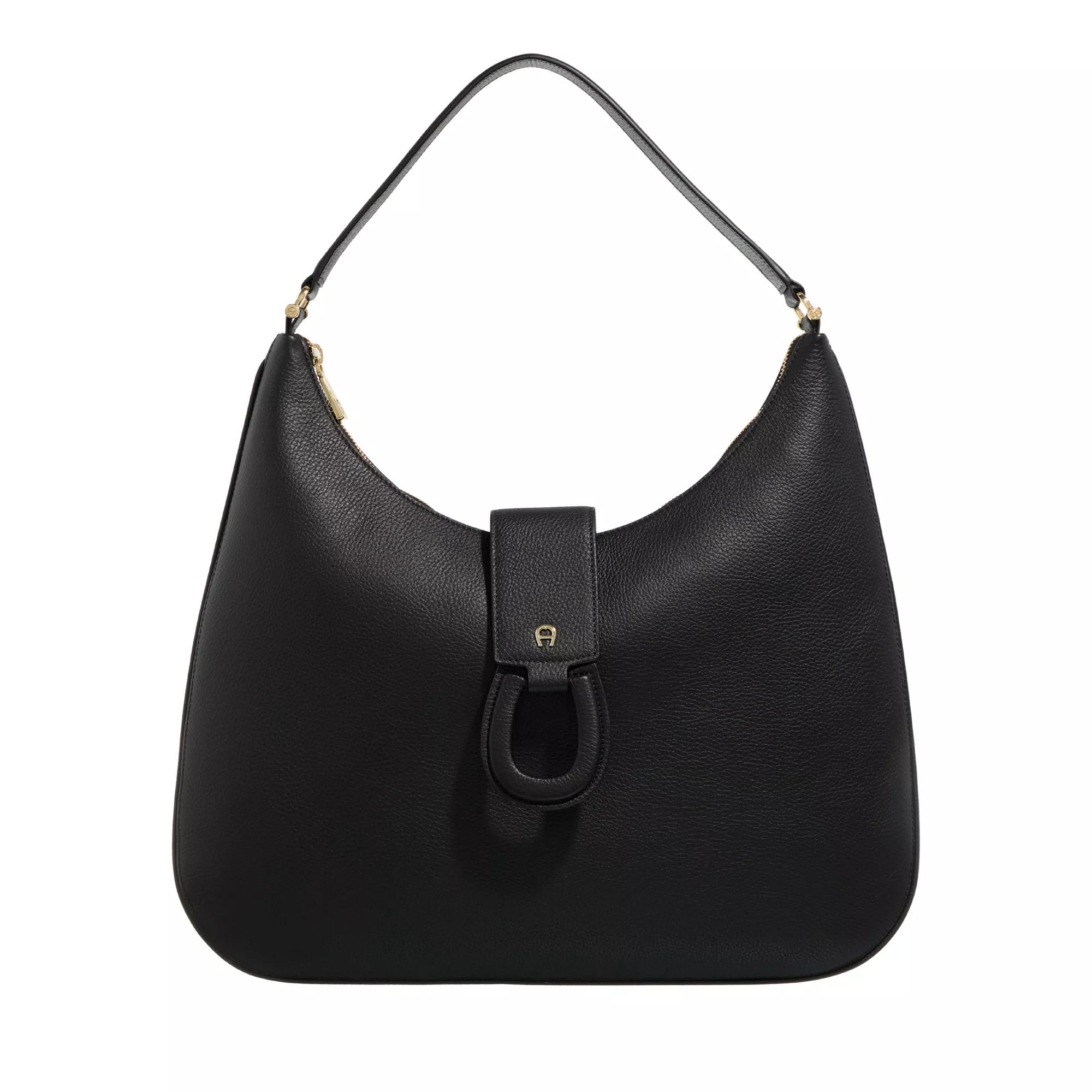 Aigner Hobo Bag - Selena - Gr. unisize - in Schwarz - für Damen