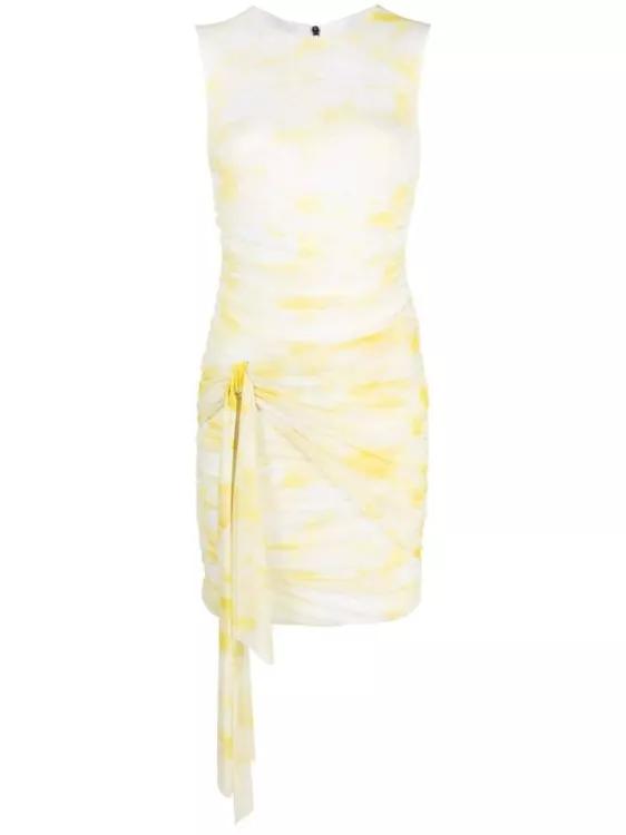 MSGM - Sleeveless Rushed Mini Dress - Größe 40 -