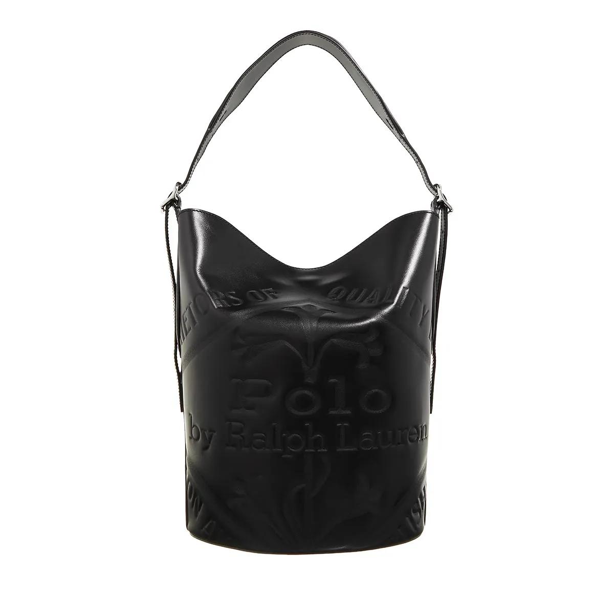 Polo Ralph Lauren Beuteltasche - Bucket Bag Medium - Gr. unisize - in Schwarz - für Damen