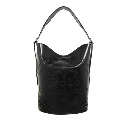 Polo Ralph Lauren Bucket Bag Medium Black Sac reporter