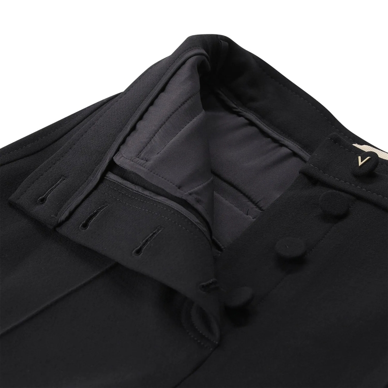 Valentino Garavani Stoffhose Regular-Fit Hose aus Wolle schwarz(Image 5)