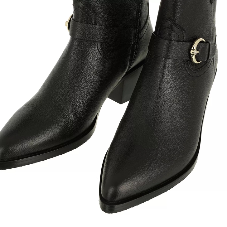 AIGNER Western Style Bootie Black Ankle Boot