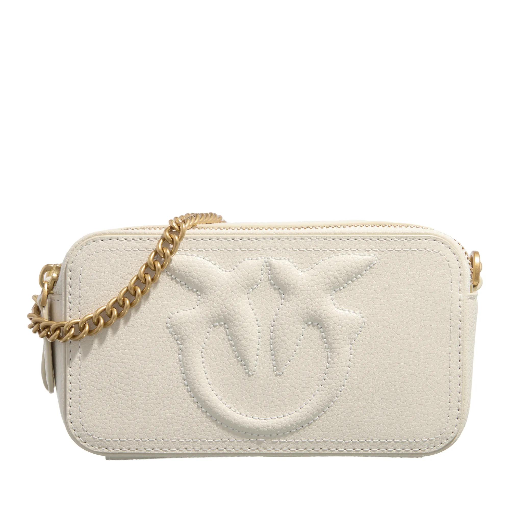 Pinko Crossbody Bags - Carrie Camera Case - Gr. unisize - in Creme - für Damen