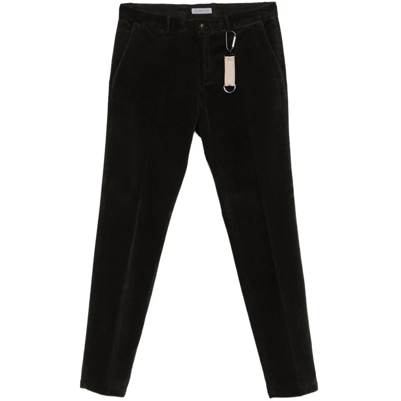 Manuel Ritz Chino broek velours bruin braun