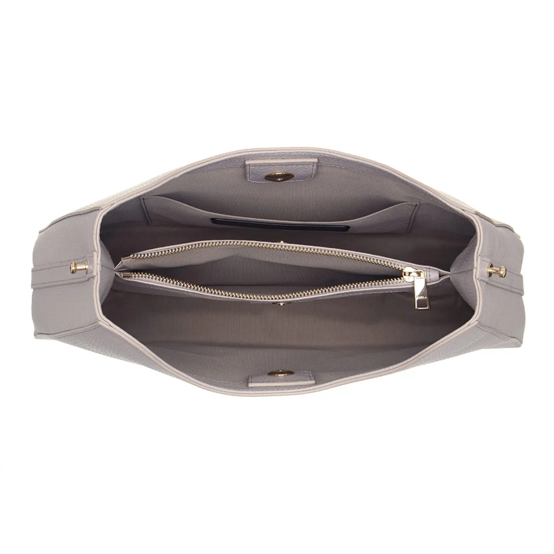 Furla Hobo Bag Furla Nuvola L Hobo Vaniglia(Image 4)