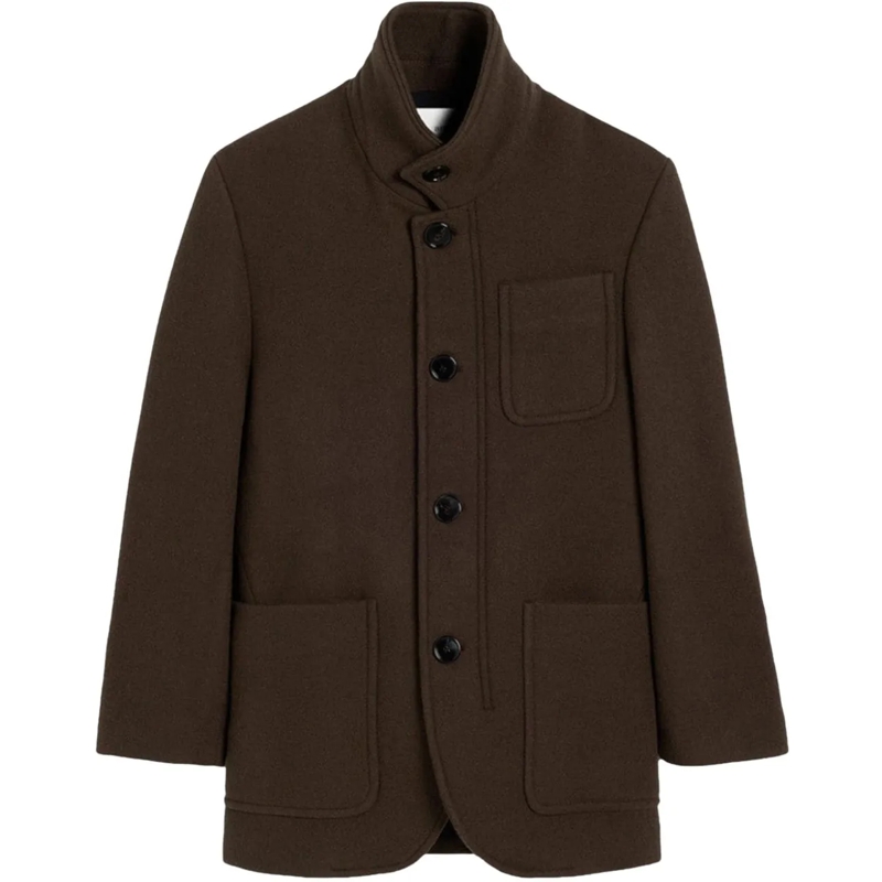 AMI Paris Daunenjacke Coats Dark Coffee braun