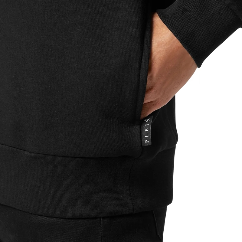 Philipp Plein Top Sweatshirt Mit Kapuze schwarz(Image 5)