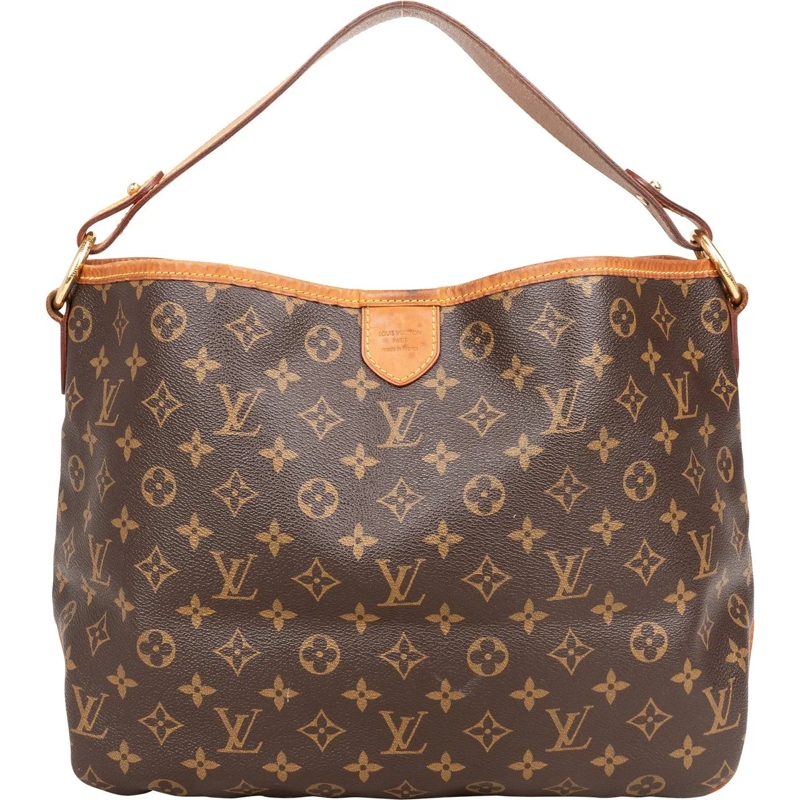 Louis Vuitton Tote Louis Vuitton Canvas Monogram Delightful PM Handba braun