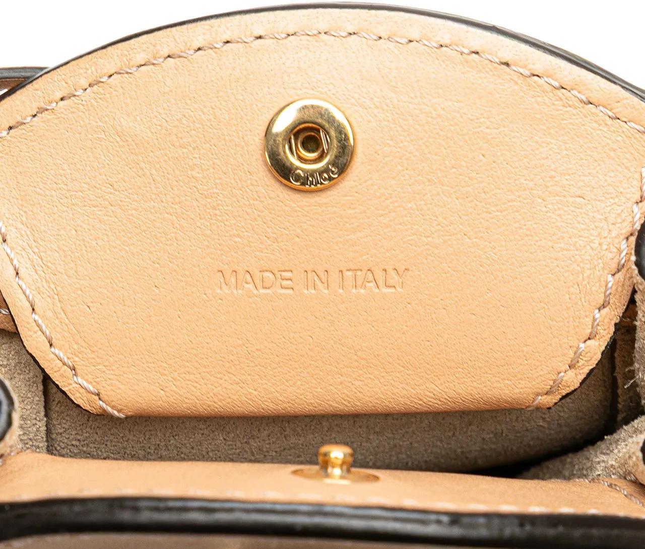 Thumbnail - Chloé Hobo Bags - Mini Leather and Suede Sac Fringe Crossbody - Gr. unisize - in Braun - für Damen