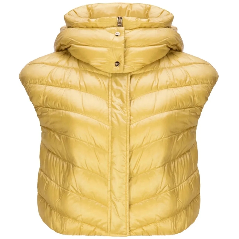 Herno T-Shirt HERNO Down Vest Jacket gelb