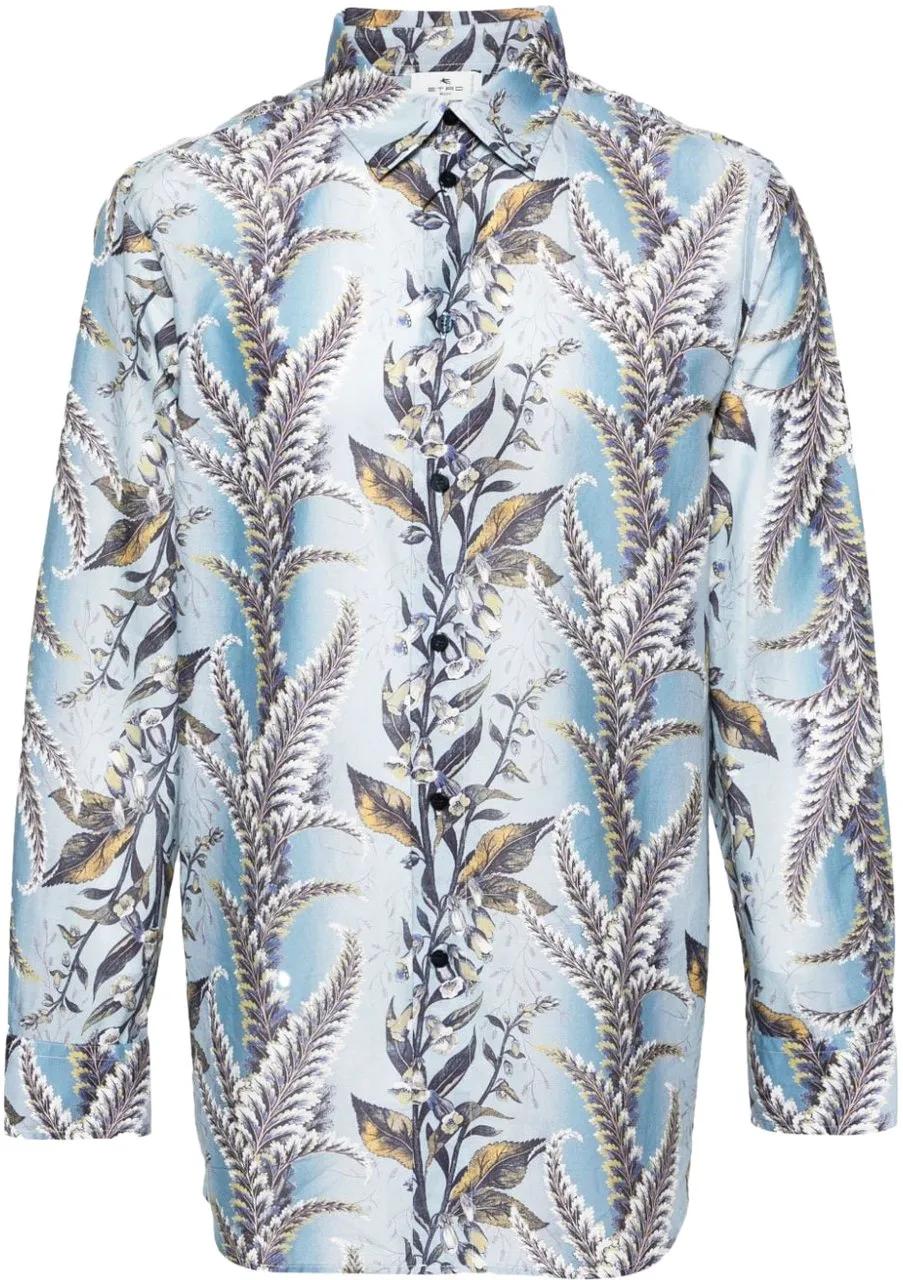 Thumbnail - Etro - Shirts Blue - Größe L - blau