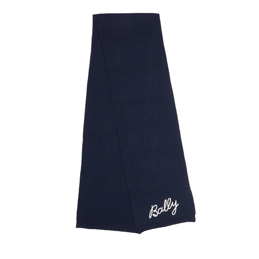 Bally L7Ba678K Peacoat 50 Wool Scarf