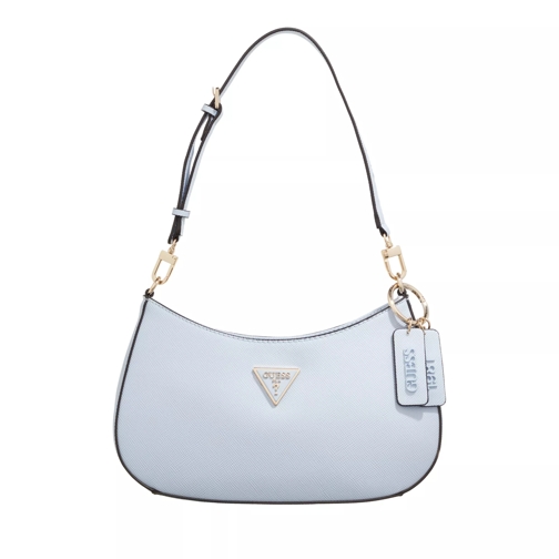 Guess Noelle Top Zip Shoulder Bag Sky Blue Sac hobo