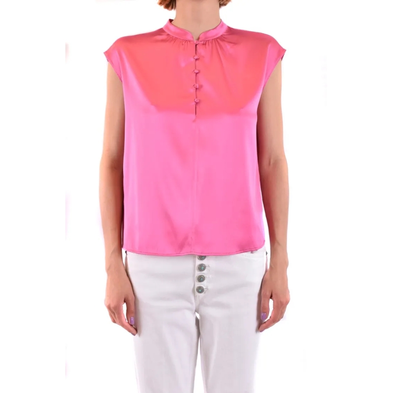Pinko Blouse Brugheriop30 Shirt With High Neckline White