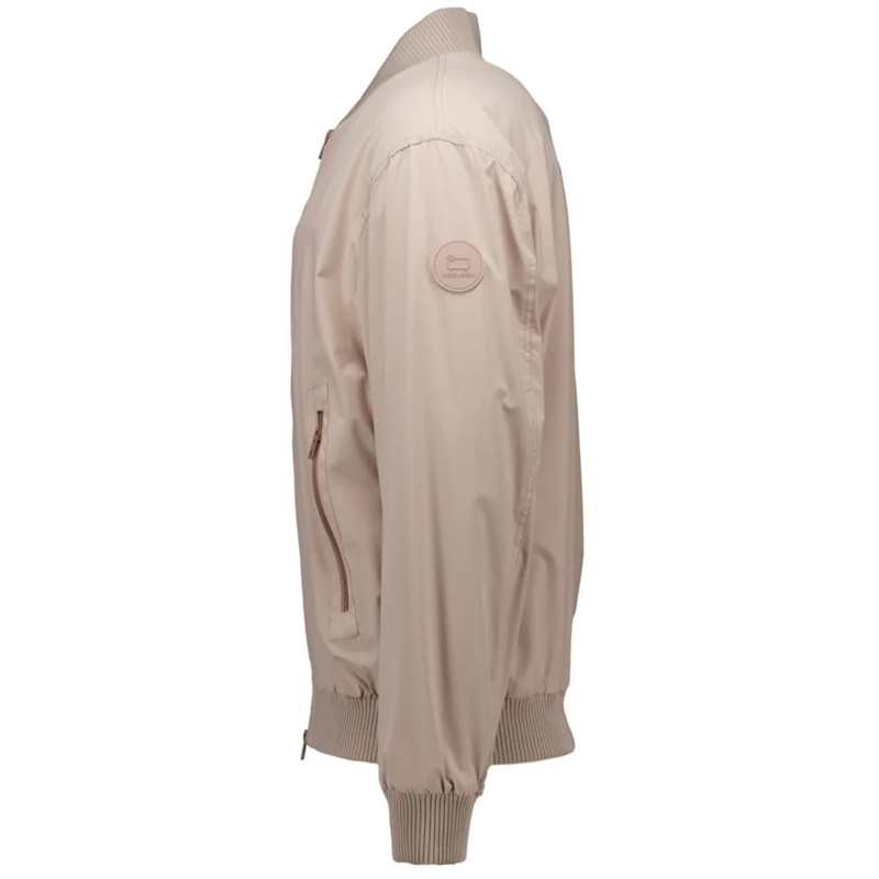 Woolrich Bomberjacke Woolrich Matt Bomberjacks Beige Cfwoou0893mrut3107 beige(Image 5)