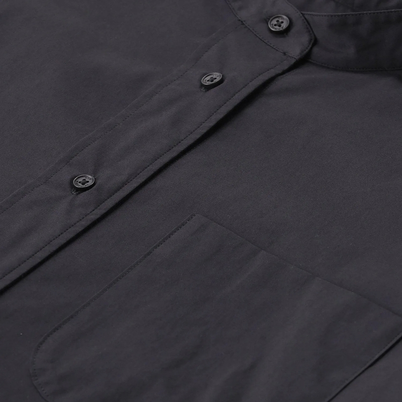 Lis Lareida Bluse Hemdbluse aus Baumwollmix schwarz(Image 4)