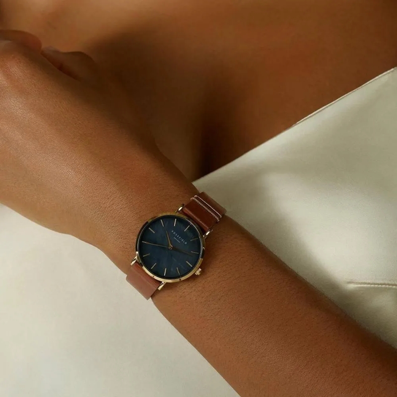 Rosefield Quarzuhr Damenuhr West Village braun(Image 2)