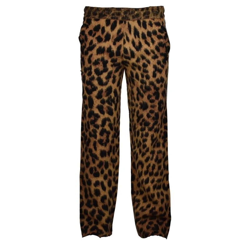 Palm Angels Jogginghose Animal Print Wool Blend Jogging Pants Black